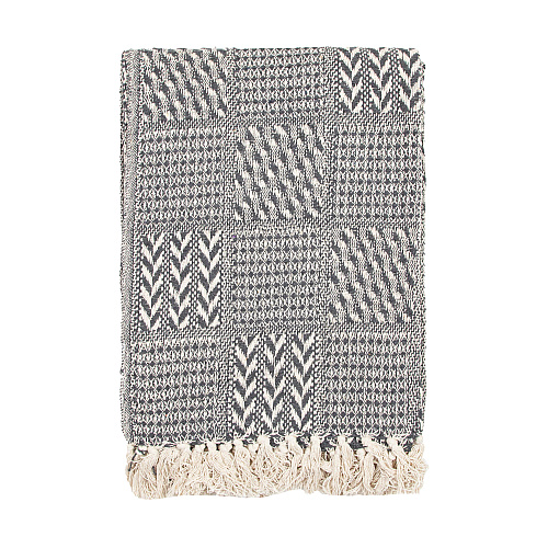 Common Ground Throw 50x70 Block Pattern - Case Of 12 (THROW-BLK-50X70-CS)
