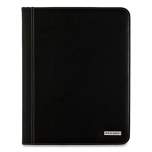 AT-A-GLANCE Executive Monthly Padfolio, 11 x 9, Black Cover, 13-Month: Jan 2026 to Jan 2027 (7029005)