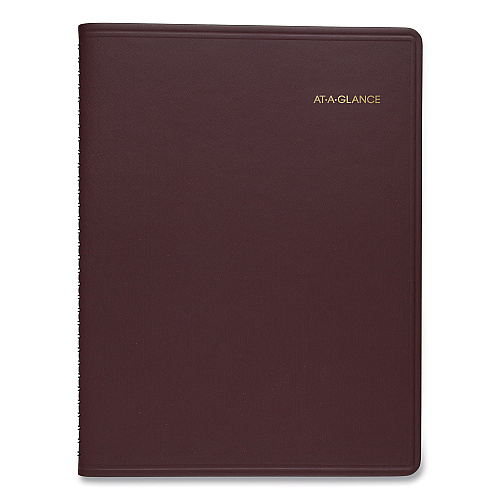 AT-A-GLANCE Weekly Appointment Book, 11 x 8.25, Winestone Cover, 13-Month: Jan 2026 to Jan 2027 (7095050)