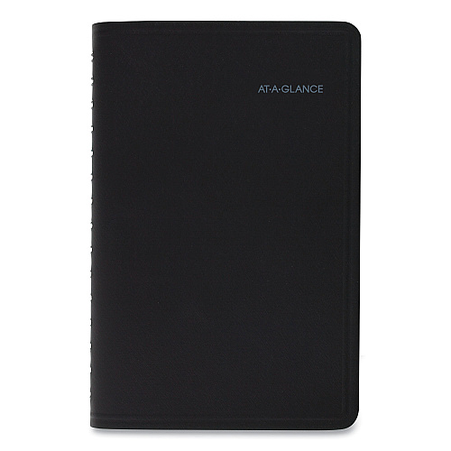 AT-A-GLANCE QuickNotes Weekly Block Format Appointment Book, 8.5 x 5.5, Black Cover, 12-Month (Jan to Dec): 2026 (760205)