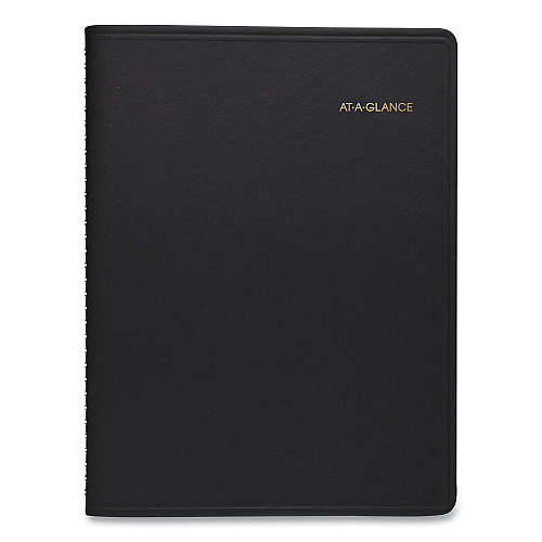 AT-A-GLANCE Weekly Appointment Book, 11 x 8.25, Black Cover, 13-Month: Jan 2026 to Jan 2027 (7095005)