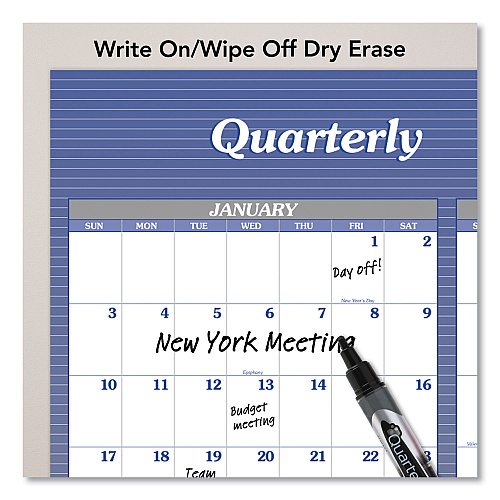 AT-A-GLANCE Vertical/Horizontal Erasable Quarterly/Monthly Wall Planner, 32 x 48, 12-Month (Jan to Dec): 2026 (A1152)