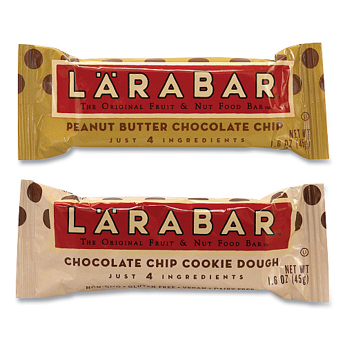 Larabar The Original Fruit and Nut Food Bar, Assorted Flavors, 1.6 oz Bar, 20 Bars/Box (22000447)