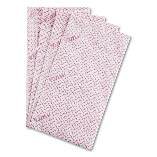 WypAll Foodservice Cloths, 12.5 x 23.5, Red, 200/Carton (51639)