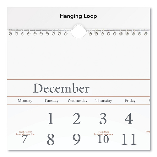 AT-A-GLANCE Three-Month Reference Wall Calendar, 12 x 27, White Sheets, 14-Month: Dec 2025 to Feb 2027 (SW11528)