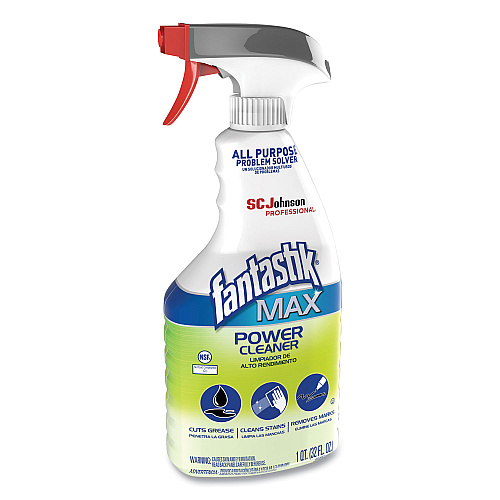 Fantastik Power Cleaner, Pleasant Scent, 32 oz Spray Bottle, 8/Carton (323563)