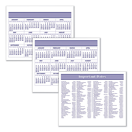 AT-A-GLANCE Flip-A-Week Desk Calendar Refill, 7 x 6, White Sheets, 12-Month (Jan to Dec): 2026 (SW705X50)