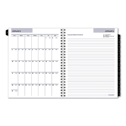 AT-A-GLANCE DayMinder Executive Weekly/Monthly Refill, 8.75 x 7, White Sheets, 12-Month (Jan to Dec): 2026 (G54550)
