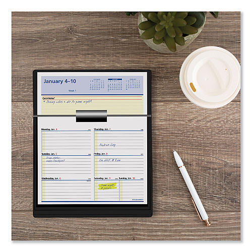 AT-A-GLANCE Flip-A-Week Desk Calendar Refill with QuickNotes, 7 x 6, White Sheets, 12-Month (Jan to Dec): 2026 (SW70650)