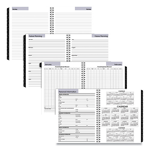 AT-A-GLANCE DayMinder Executive Weekly/Monthly Refill, 8.75 x 7, White Sheets, 12-Month (Jan to Dec): 2026 (G54550)