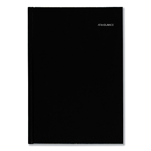 AT-A-GLANCE DayMinder Hard-Cover Monthly Planner, Ruled Blocks, 11.75 x 8, Black Cover, 14-Month: Dec 2025 to Jan 2027 (G470H00)