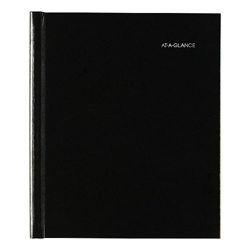 AT-A-GLANCE DayMinder Hard-Cover Monthly Planner with Memo Section, Unruled Blocks, 8.5 x 7, Black Cover, 12-Month (Jan to Dec): 2026 (G400H00)