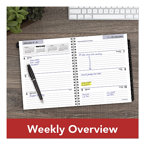 AT-A-GLANCE DayMinder Executive Weekly/Monthly Refill, 8.75 x 7, White Sheets, 12-Month (Jan to Dec): 2026 (G54550)