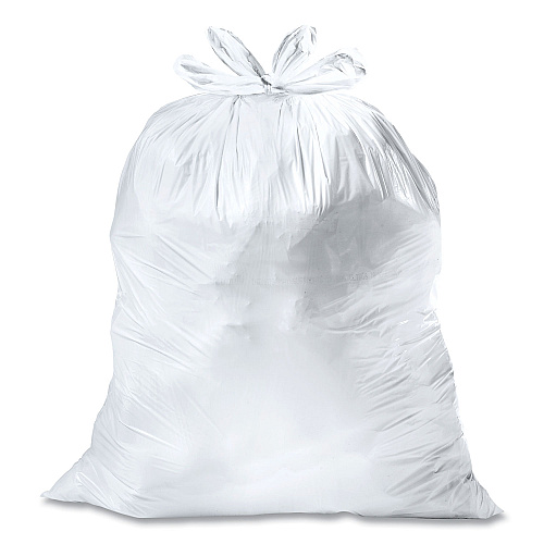 Glad Tall Kitchen Quick-Tie Bags, Tie-Flap, 13 gal, 23.75" x 28", White, 200/Box (15931)