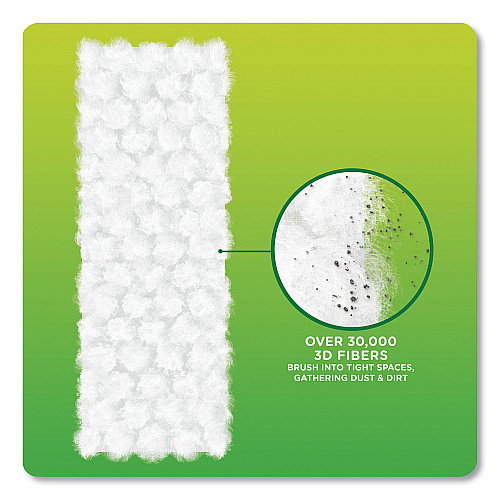 Swiffer Heavy-Duty Dry Refill Cloths, White, 11 x 8.5, 32/Pack (77198)