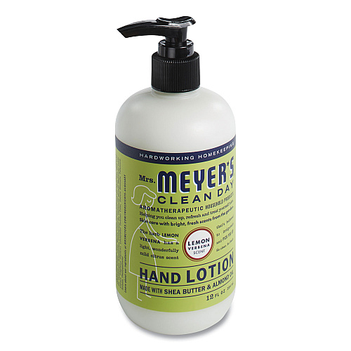 Mrs. Meyer's Clean Day Hand Lotion, 12 oz Pump Bottle, Lemon Verbena (686585)