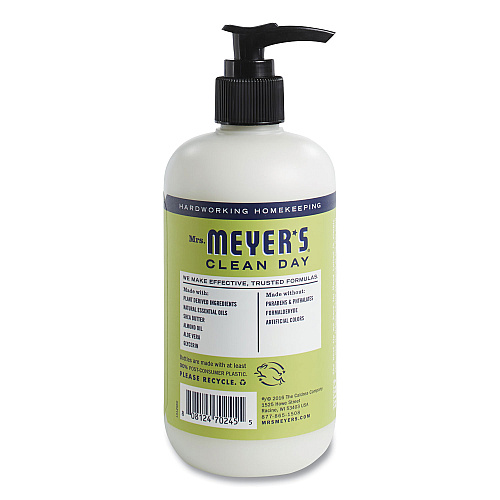 Mrs. Meyer's Clean Day Hand Lotion, 12 oz Pump Bottle, Lemon Verbena (686585)