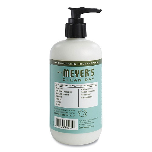 Mrs. Meyer's Clean Day Hand Lotion, 12 oz Pump Bottle, Basil (686591)