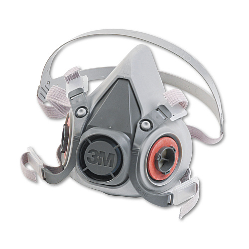 3M Half Facepiece Respirator 6000 Series, Reusable, Medium (6200)