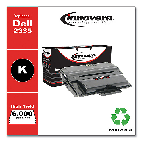 Innovera Remanufactured Black High-Yield Toner, Replacement for 330-2209, 6,000 Page-Yield (IVRD2335X)