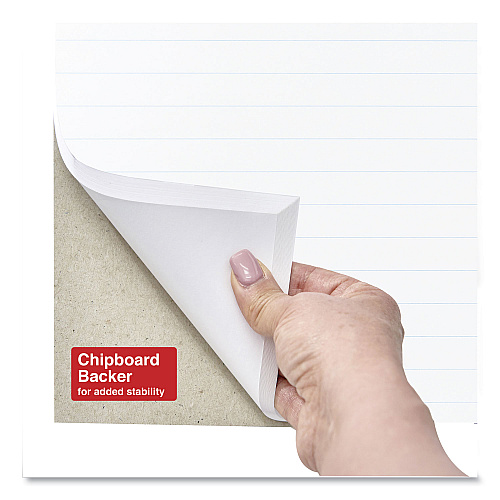 Universal Easel Pads/Flip Charts, Presentation Format (1" Rule), 27 x 34, White, 50 Sheets, 2/Carton (UNV35601)