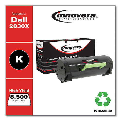 Innovera Remanufactured Black High-Yield Toner, Replacement for 593-BBYO, 8,500 Page-Yield (IVRD2830)