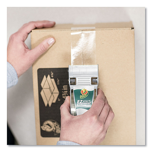 Duck EZ Start Premium Packaging Tape, 3" Core, 1.88" x 60 yds, Clear (CS60C)