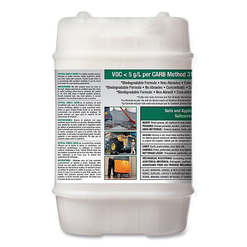 simple green Crystal Industrial Cleaner/Degreaser, 5 gal Pail (19005)