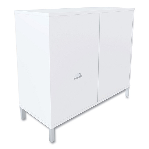 Union & Scale Essentials Laminate Bookcase, Five-Shelf, 36w x 15d x 31.6h, White (24398965)