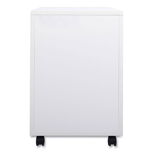 Union & Scale Essentials Mobile Pedestal File, Left or Right, 3-Drawers: Box/Box/File, Legal/Letter, White, 15.6" x 21.3" x 24.3" (24398956)