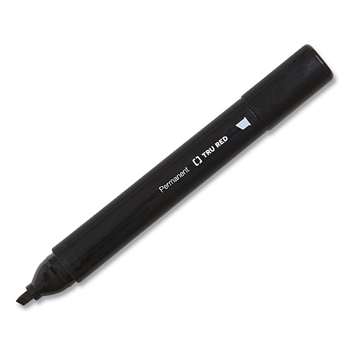 TRU RED Permanent Marker, Pen-Style, Fine Bullet Tip, Assorted Colors, 5/Pack (24376606)