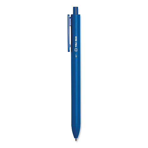 TRU RED Quick Dry Gel Pen, Retractable, Fine 0.5 mm, Assorted Ink and Barrel Colors, 5/Pack (24377041)