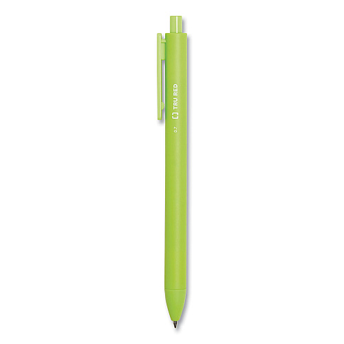 TRU RED Quick Dry Gel Pen, Retractable, Fine 0.5 mm, Assorted Ink and Barrel Colors, 5/Pack (24377041)