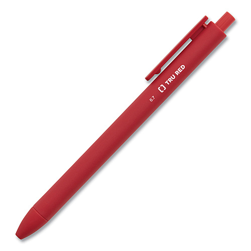 TRU RED Quick Dry Gel Pen, Retractable, Medium 0.7 mm, Assorted Ink and Barrel Colors, 5/Pack (24377024)