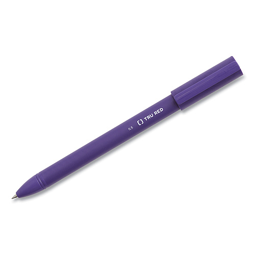 TRU RED Quick Dry Gel Pen, Stick, Fine 0.5 mm, Assorted Ink and Barrel Colors, 12/Pack (24377025)