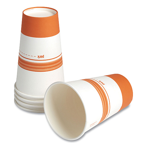 Perk Plastic Cold Cups, 16 oz, Clear, 50/Pack (24353996)