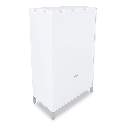 Union & Scale Essentials Laminate Bookcase, Three-Shelf, 28w x 15d x 45.6h, White (24398963)