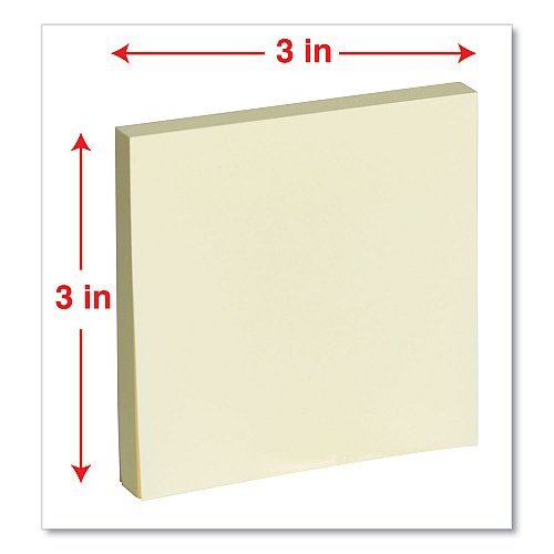 Universal Fan-Folded Self-Stick Pop-Up Note Pads, 3" x 3", Assorted Pastel Colors, 100 Sheets/Pad, 12 Pads/Pack (UNV35619)