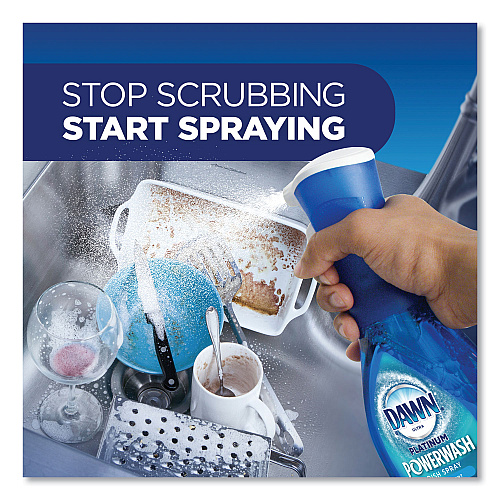 Dawn Platinum Powerwash Dish Spray, Fresh, 16 oz Spray Bottle, 2/Pack (31836PK)