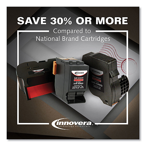 Innovera Compatible Red Postage Meter Ink, Replacement for 797-0 (IVR7970), 800 Page-Yield