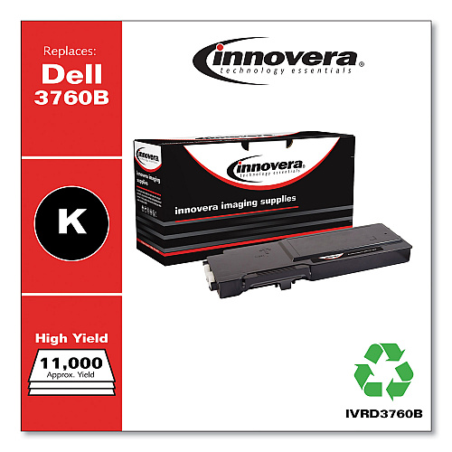 Innovera Remanufactured Black Toner, Replacement for 331-8429, 11,000 Page-Yield (IVRD3760B)