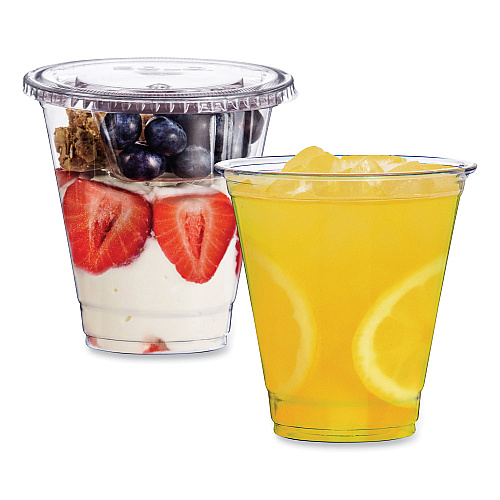 SOLO Ultra Clear Cups, 12 oz, PET, 50/Bag, 20 Bags/Carton (TP12S)