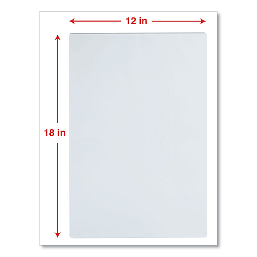 Universal Laminating Pouches, 3 mil, 18" x 12", Gloss Clear, 25/Pack (UNV84640)