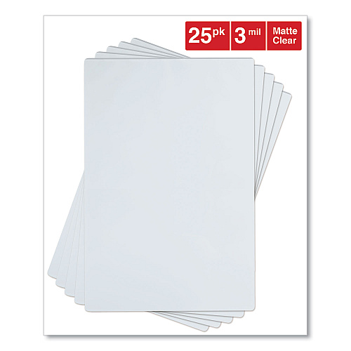 Universal Laminating Pouches, 3 mil, 18" x 12", Gloss Clear, 25/Pack (UNV84640)