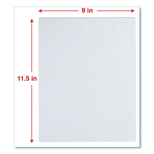 Universal Laminating Pouches, 3 mil, 9" x 11.5", Gloss Clear, 100/Box (UNV84622)