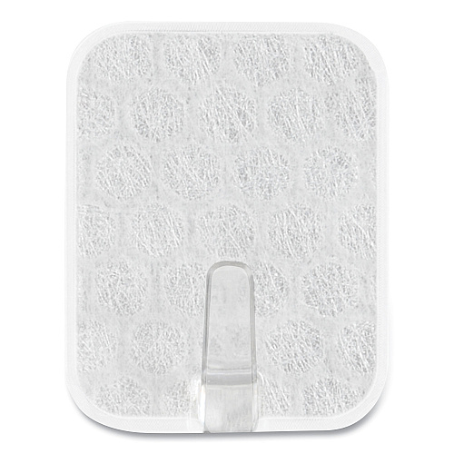 Command Adjustables Repositionable Mini Hooks, Plastic, White, 0.5 lb Capacity, 14 Hooks and 30 Strips (17830CLR14ES)