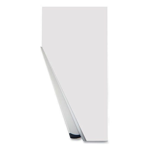 Universal Deluxe Melamine Dry Erase Board, 72 x 48, Melamine White Surface, Silver Anodized Aluminum Frame (UNV43626)