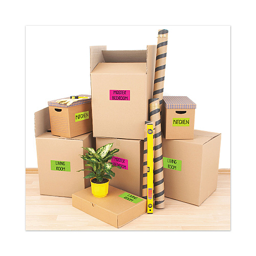 Avery High-Visibility Permanent Laser ID Labels, 2 x 4, Asst. Neon, 150/Pack (5978)