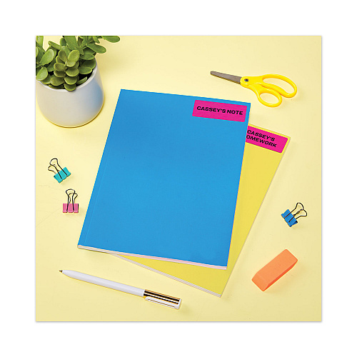 Avery High-Visibility Permanent Laser ID Labels, 1 x 2.63, Neon Magenta, 750/Pack (5970)