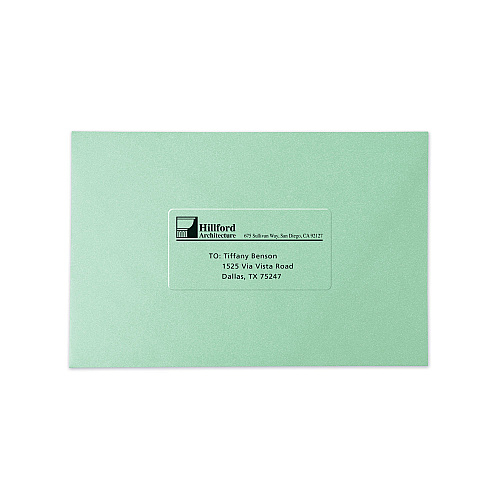 Avery Copier Mailing Labels, Copiers, 1 x 2.81, Clear, 33/Sheet, 70 Sheets/Pack (5311)